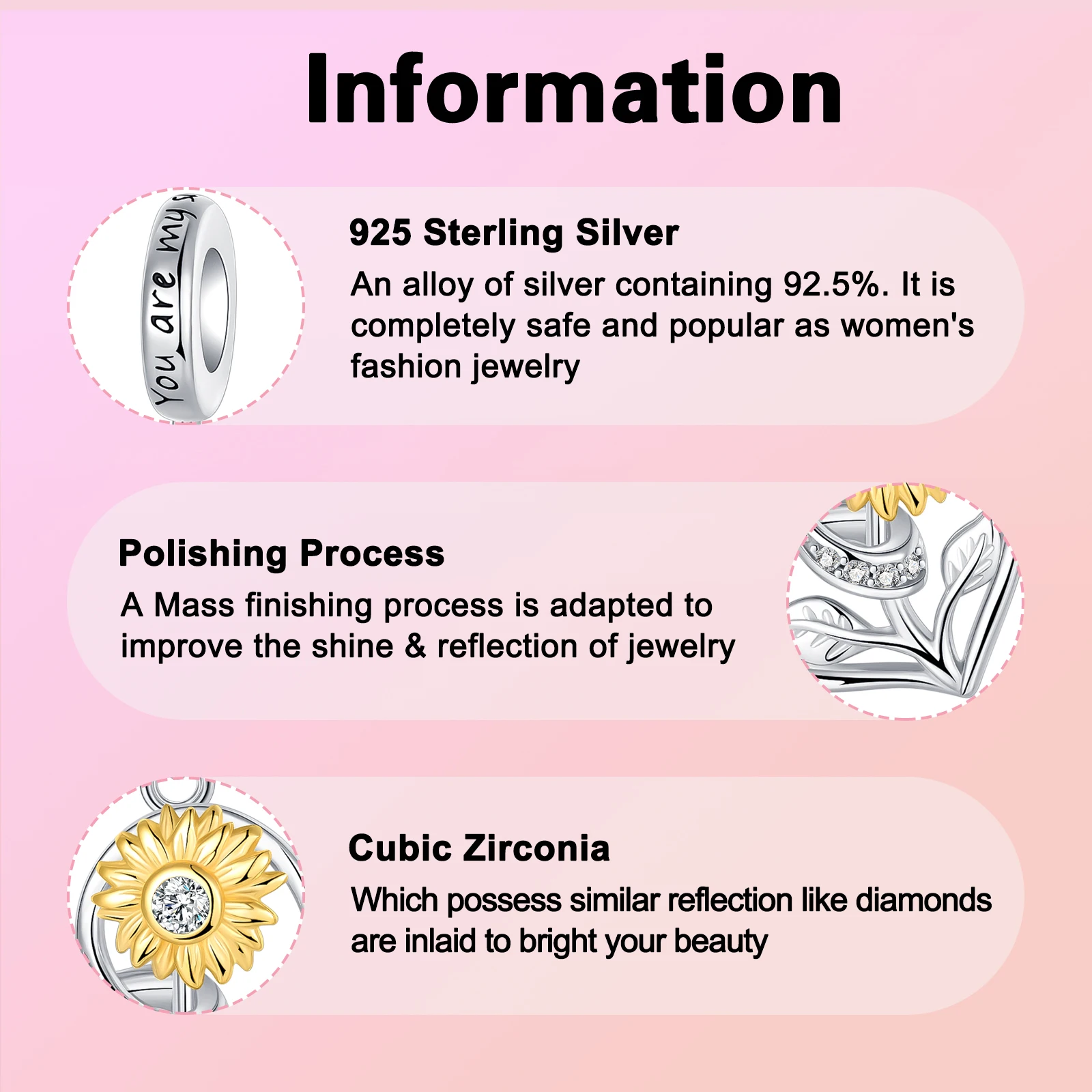 925 Sterling Silver torta di compleanno girasole farfalla ciondolo Charm Fit originale Pandora Charms bracciali donna gioielli fai da te regalo
