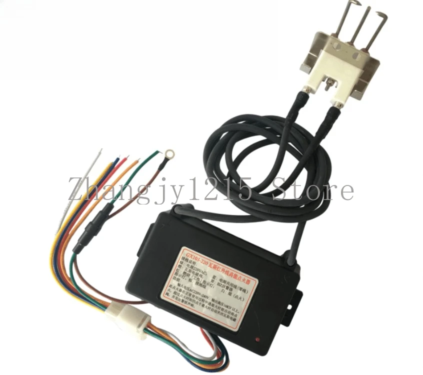 Natural Gas LPG Burner Stove Infrared Burner Ignition 220V Pulse Igniter Controller With Ignition Needle