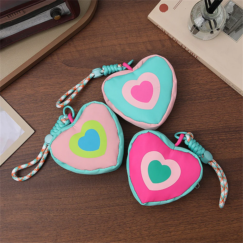 

Small Heart Pouch Wallet Backpack Pendant For Accessories Outdoor Convenient