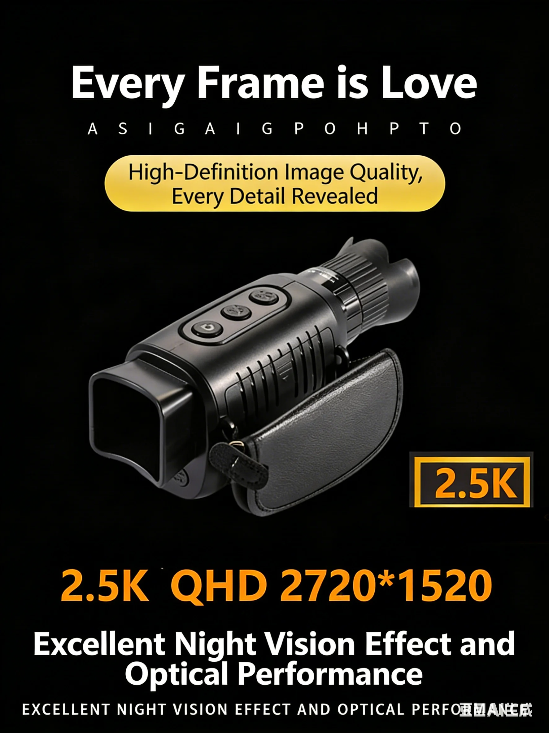 R7 new high-definition infrared digital single tube night vision device with 10x zoom for taking photos and recording videos