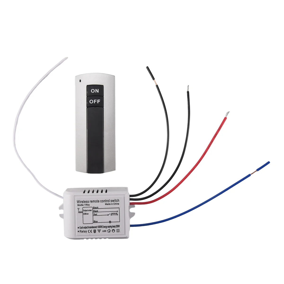 A003 1 Weg EIN/AUS 220 V Drahtlose Fernbedienung Schalter Digitale Fernbedienung Schalter für Lampe & Licht HT035