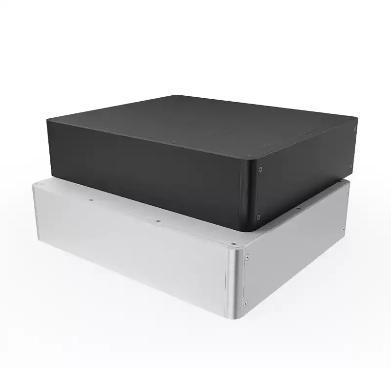 380*90*320mm All-Aluminum Amplifier chassis/ preamplifier chassis/ headphone amplifier / power amplifier
