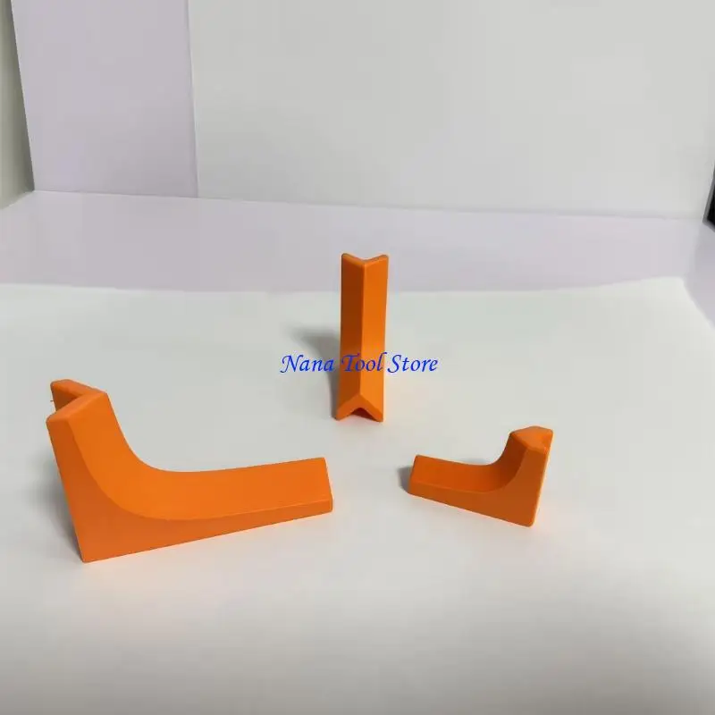 31GJ 3 Pack Engineering Plastic Drill Guides With V Slot Woodworking Drill Guide For Enhancing Stability On Thin Materials
