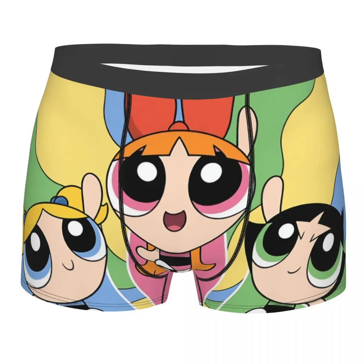 

Custom Powerpuff Girls Cartoon Animation Underwear Men Stretch Boxer Briefs
