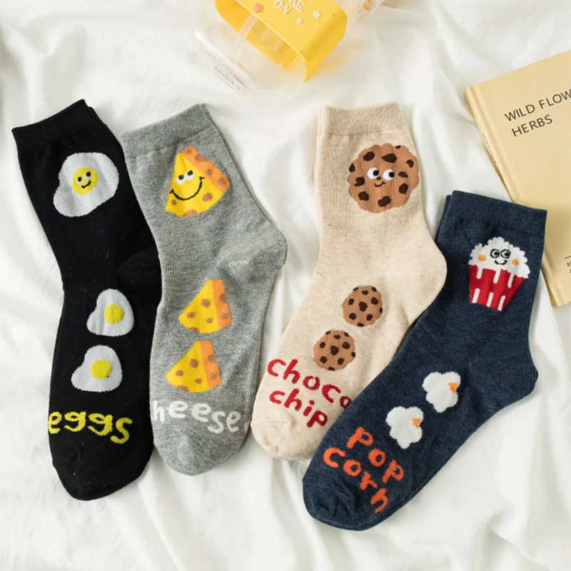 

Cartoon Socks Cute Stockings Leisure Sweet Women'S Stockings Uniform Size Men'S Socks Unisex Absorb Sweat Breathable Cotton Sock