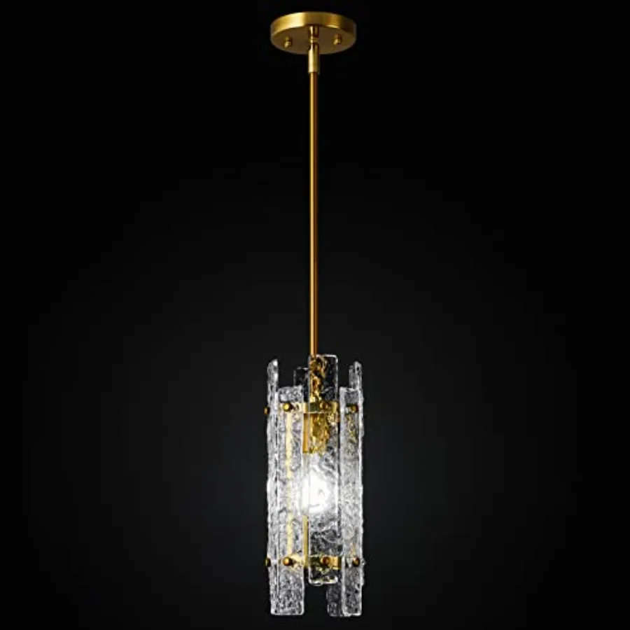 

Modern Crystal Pendant Lighting Pendant Lights Mini Glass Chandeliers Adjustable Pendant Light Fixture for Kitchen Island Bedro