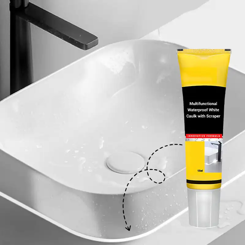 

120ml Plastic Steel Mud Waterproof Glue Kitchen Bathroom Anti-mildew Glue Epoxy Resin Leak Plugging and Caulking Sealant Home