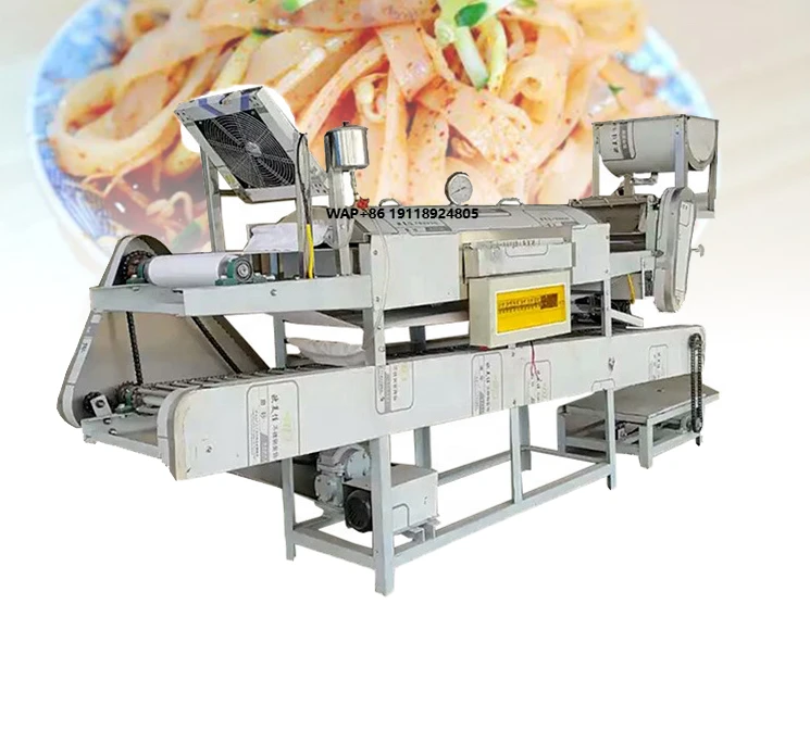 Máquina Extrusora de Producción de Fideos de Arroz Frescos Instantáneos de 1 Etapa, Mini, para Fideos Shirataki Planos, Máquina para Hacer Fideos de Arroz Secos en Frío para Comercio