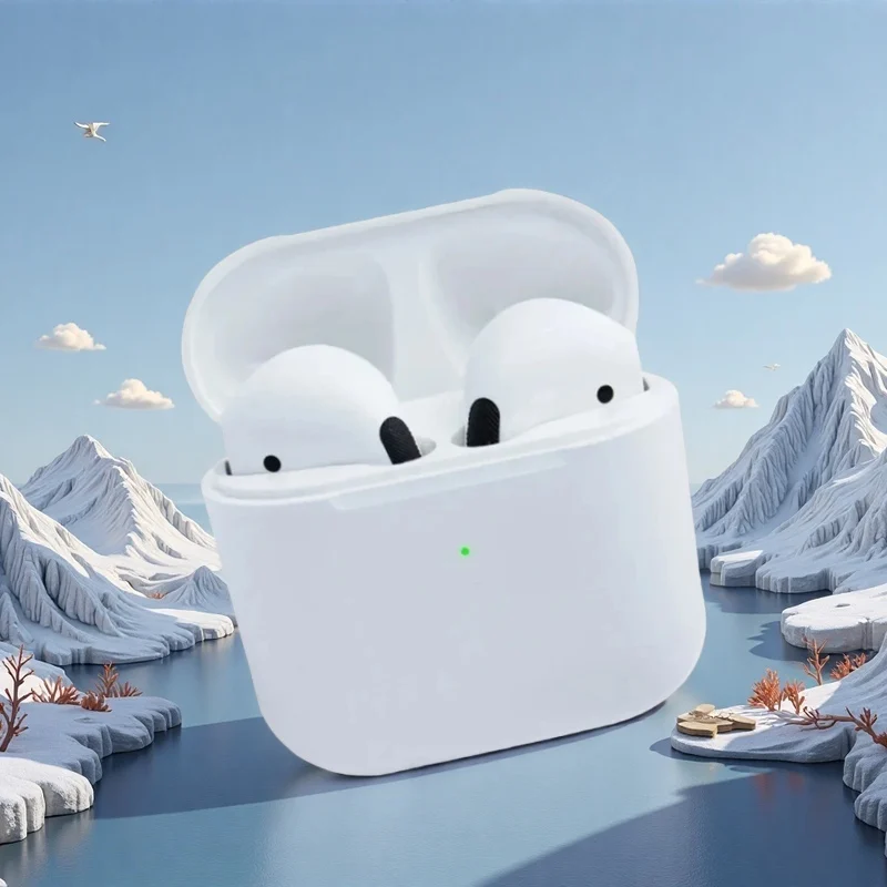 Pro4 TWS سماعات بلوتوث 9D سماعات ستيريو لاسلكية InEar HiFi سماعات أذن حر اليدين مع ميكروفون