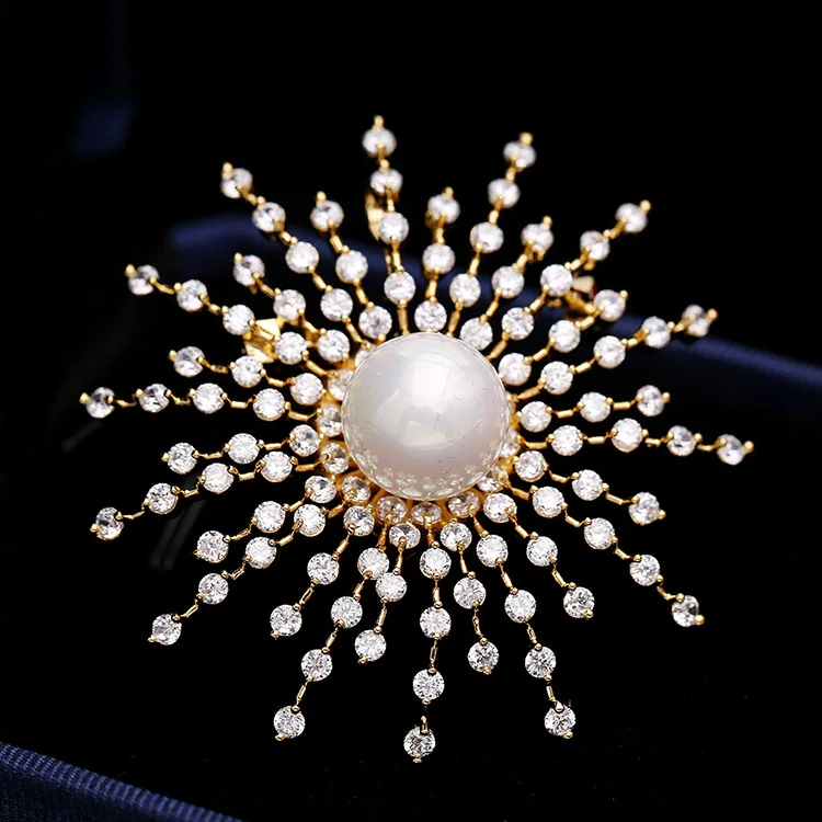 Spilla di lusso leggera in stile coreano, corpetto cielo stellato, cappotto, maglione, spilla e altri abiti e accessori alla moda