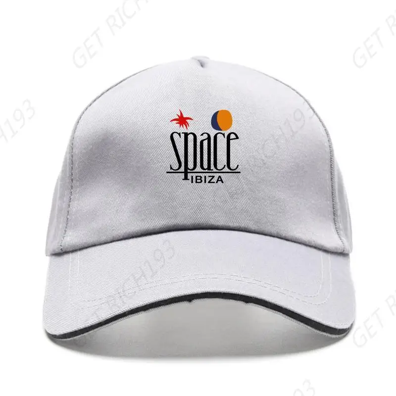 Space Ibiza Clubbing House Pacha White Island Vintage Unisex Bill Hat B544 Harajuku Baseball Cap Fashion Classic Baseball Caps