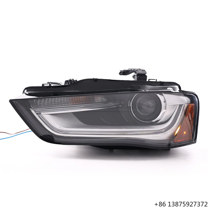 

Фары для Audi A4 (2013-2016), версия для США, оригинальные аксессуары, линзы HID, светодиодные дневные ходовые огни, автомобильные фары