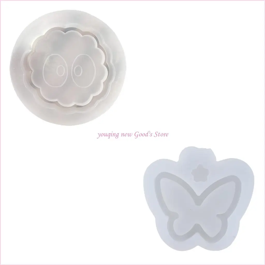 

57QA Easy to Use Silicone Mold Accessories Making Mould Elegant Epoxy Jewelry Accessory Mould for Craft Lovers