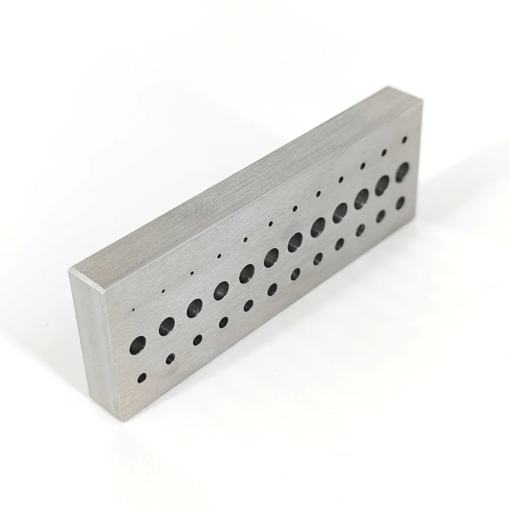 New 36 Holes Watchmaker Drilling Tool Stand Full Stainless Steel 0.5mm-2.75mm Watch Staking Tools Riveter Plate