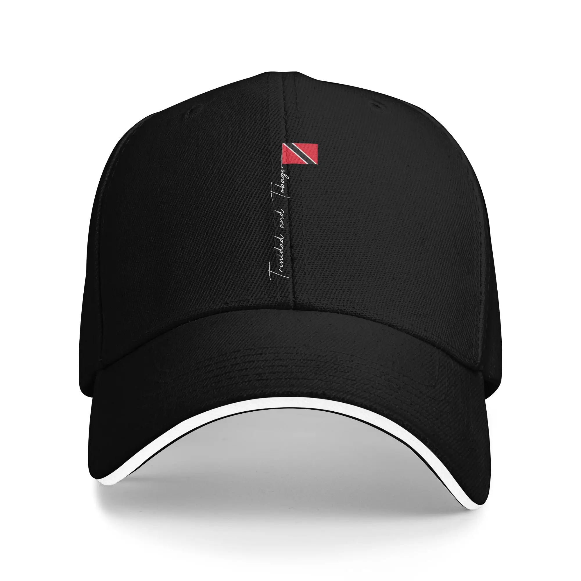 Unisex Trinidad and Tobago Signature Flag Outdoor Hat  Adjustable Baseball Caps Casual Baseball Cap Sunscreen Hats
