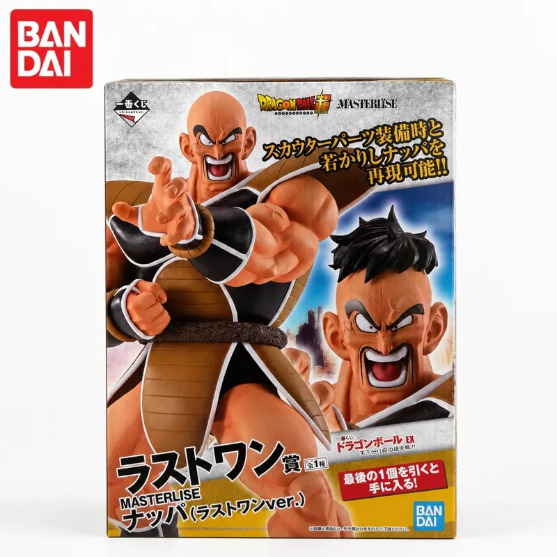 En Stock, Figura de Acción Original Bandai Banpresto de Dragon Ball Nappa, Modelo de Muñeco Nuevo en Caja, Personajes de Anime, Juguetes de Colección