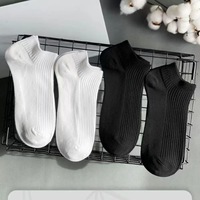 6 Pairs/Pack Ankle Men Socks Cotton Invisible Sweat-absorbing Girls Low Tube Boat Socks for men EU 40-45