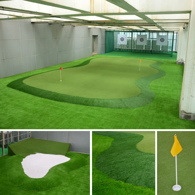 Golf Engineering Sand Embedded Green School Kindergarten Simulated Grass Greening Balcony