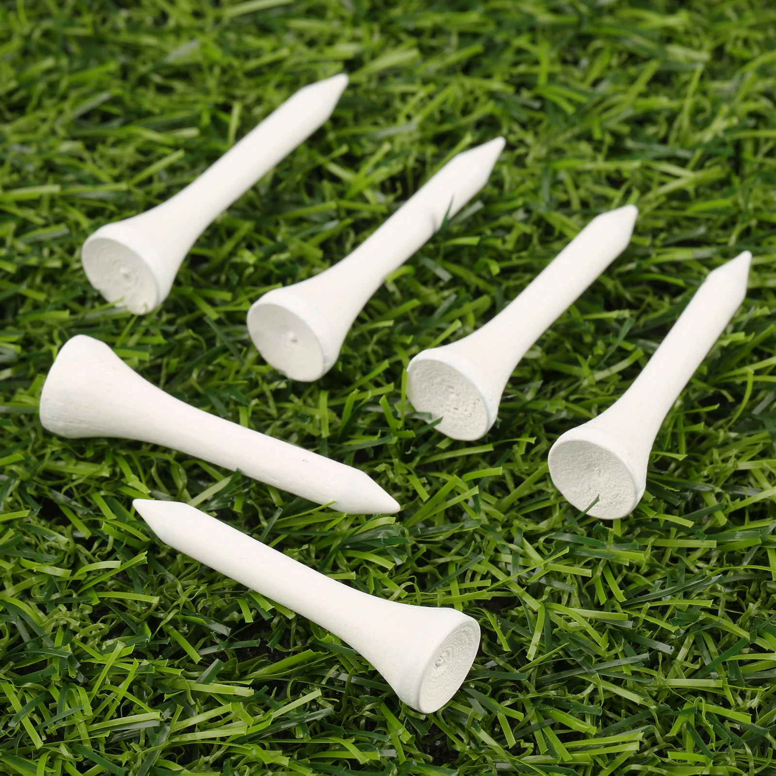 100pcs/lot Wooden Golf Tees 42/54/70/83mm White Golf Ball Maple Wood Tees Outdoor Sports Training Golf Durable Accessories