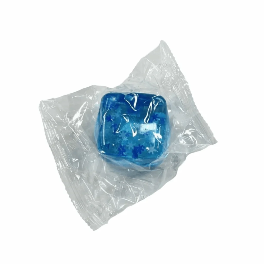 Funny Ice Cube Ice Cube Squishy Slow Rising Snowflake Sensory Fidget Square Maltose Calming Squeezable Adults