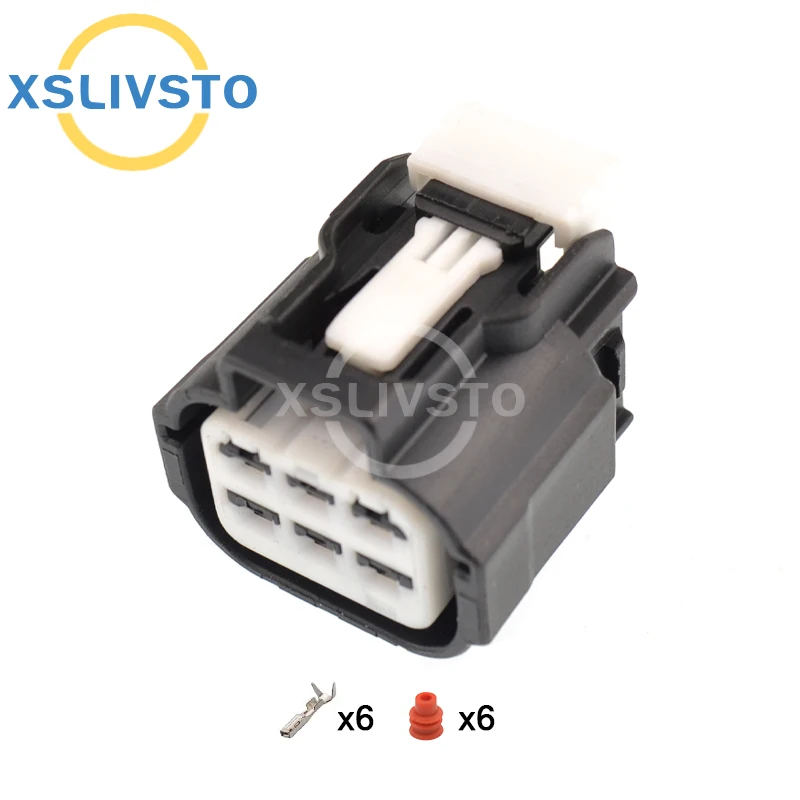 

6 Pin Automobile waterproof connector Headlamp fog lamp plug 6189-7535 6189-7534 For Chevrolet Sail Chang'an Auchan