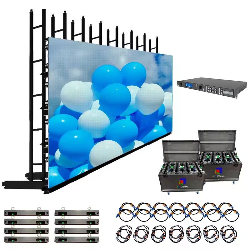 P2.6 P3.91 Turnkey Led نظام حائط الفيديو حزمة داخلي منحني تأجير عرض المعرض كشك لوحة شاشة المرحلة