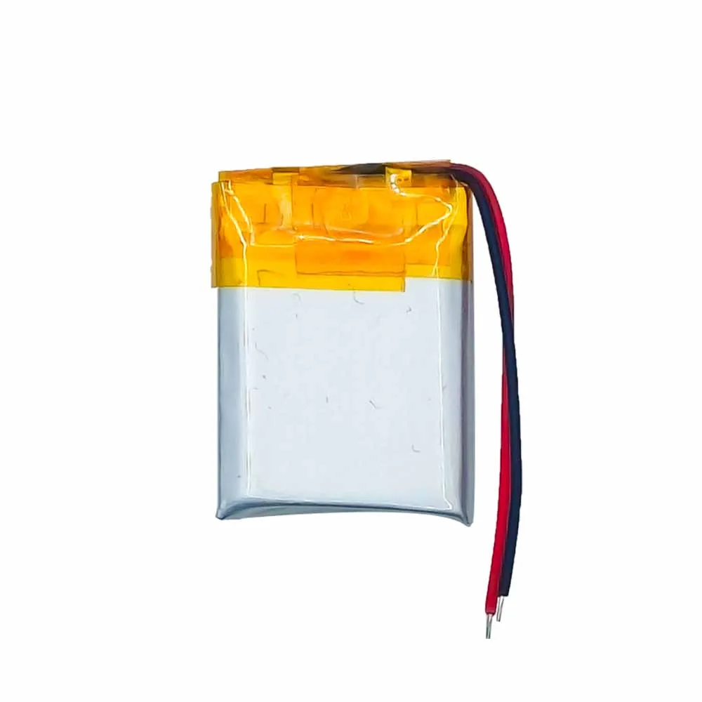 200 مللي أمبير 502025 3.7 فولت بطارية ليثيوم بوليمر قابلة للشحن لسماعة رأس بخاصية البلوتوث أداة التجميل عصا سيلفي بطاريات ضوء LED