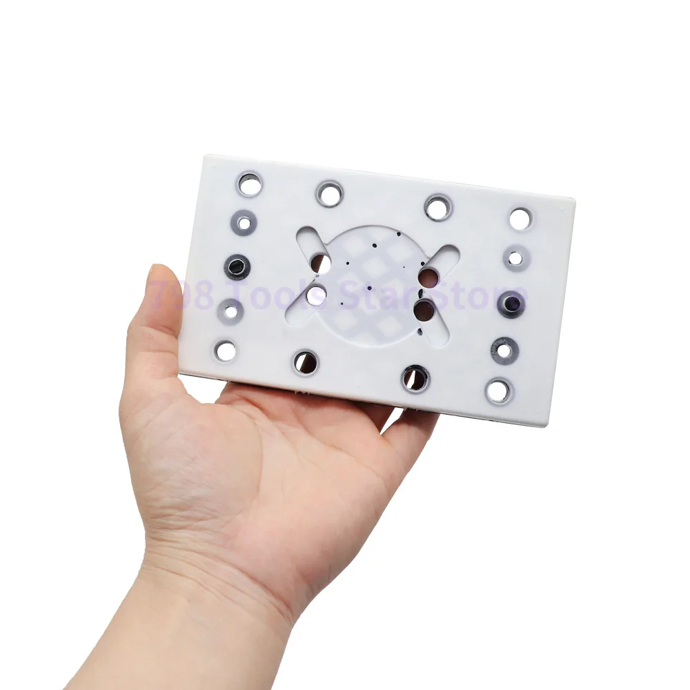 1PC 80mm x 130mm Soft Sanding Pad Sander Replacement Polishing Disc Fit for Festool RTS 400 RS 400 RTSC 400 Random Orbit Sanders