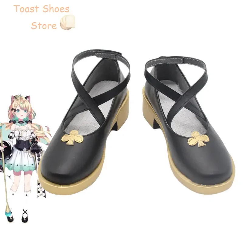 Millie Parfait Cosplay Shoes Halloween Carnival Boots Vtuber Cosplay Prop PU Leather Shoes Costume Prop