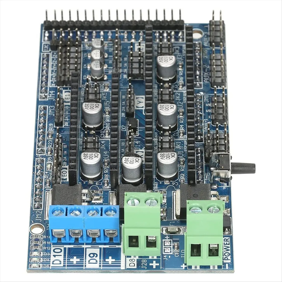 Super Sale Ramps 1.6 Control Board, 3D Printer Controller, 4-Layer Control Panel Board with Heatsink Expansion Mainboard