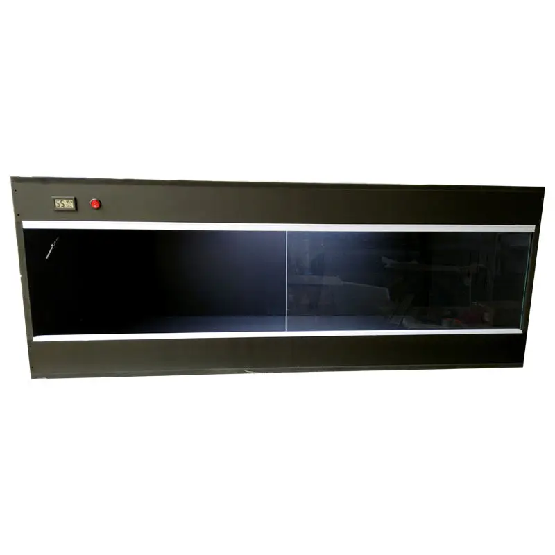 PVC Reptile Cage Glass Terrarium With T5 HO Bracket, 1206045cm Multifunctional Luxury Breeding Enclosure Ventilated