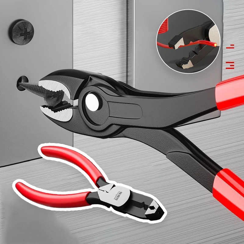 

Professional Stripped Screw Extractor Demolition Pliers Nut Remover Nail Puller for Carpentry Work