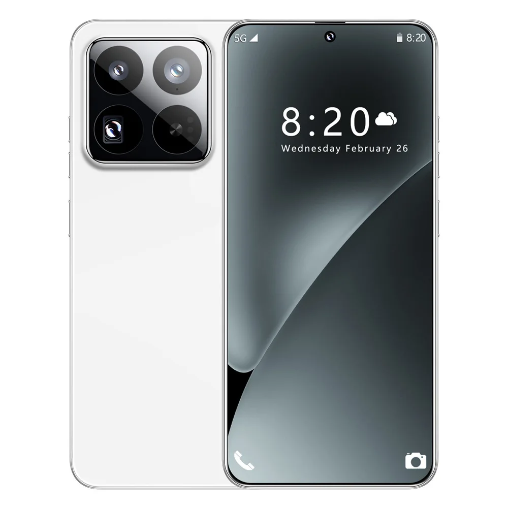 Nieuwe F8 Ultra 7.0 inch Mobiele Telefoon 4G 5G Smartphone Android 22G + 2TB Dual Sim-kaart 8000mAh Mobiele Telefoons Ontgrendeld Global Versie
