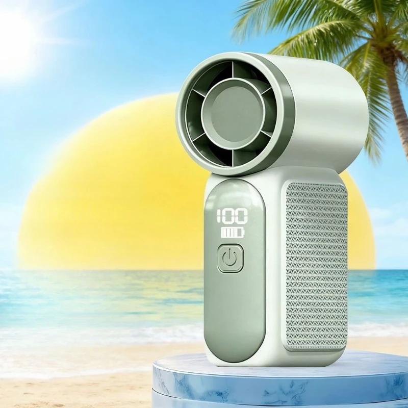 Portable Fan Convenient Creative Mini Fan Pocket Hand-held Fan Lightweight Suitable for Travel Camping Outdoors Air Coolers Home