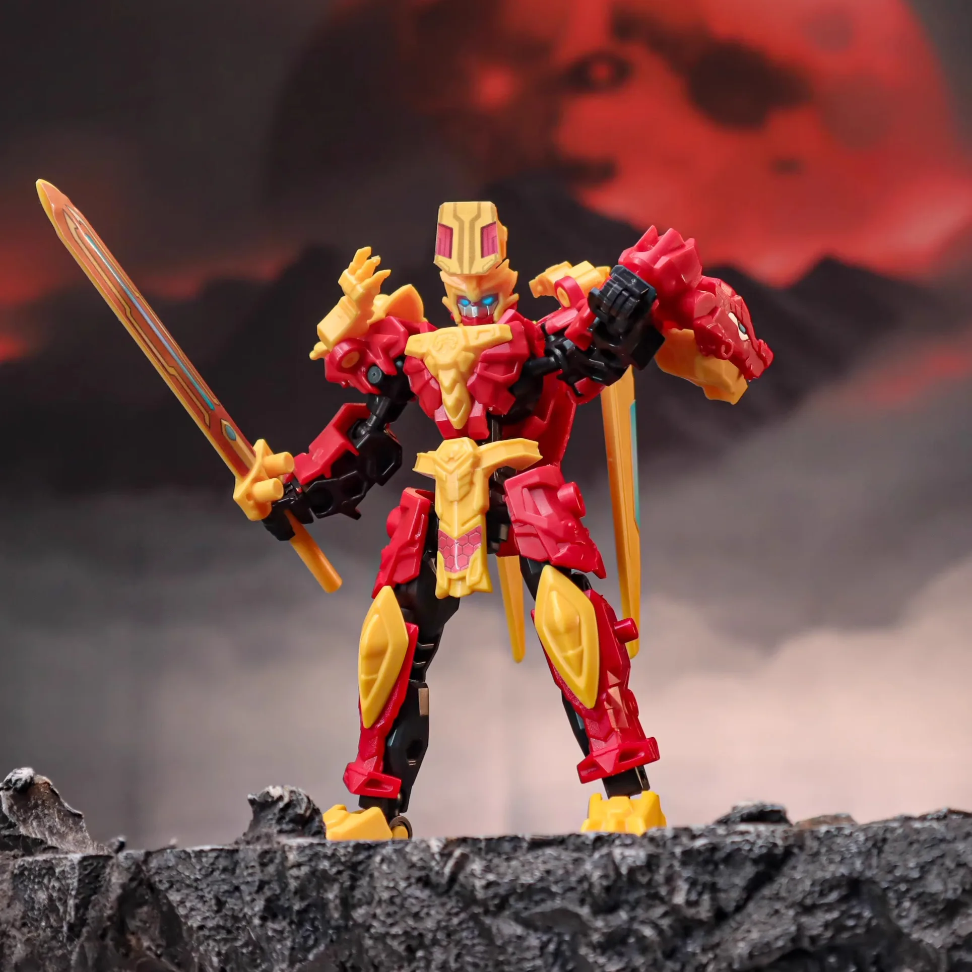 

Huaxia Mecha Soul 2nd Bullet Caocao Three Kingdoms Transformable Combined Infinite Assembly Model,Desk Display, Free Shipping