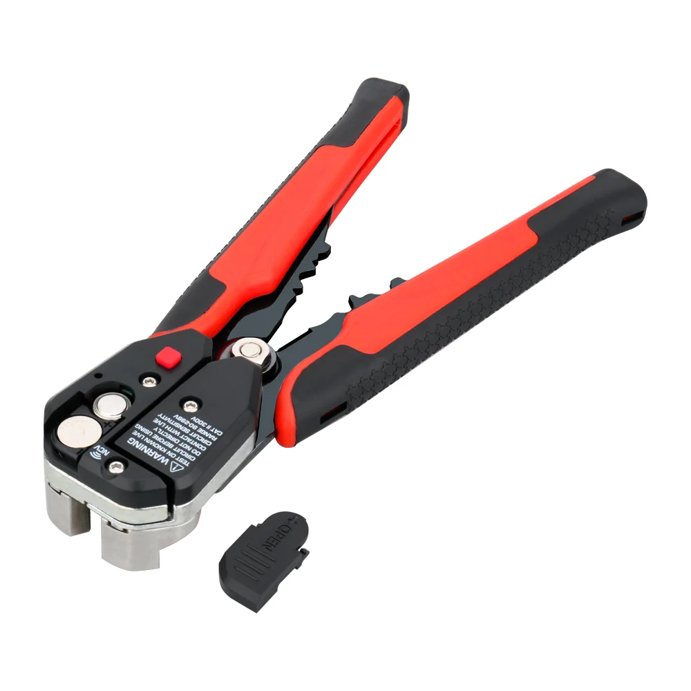 GVDA Multifunction Wire Stripper with Non Contact Voltage Test Decrustation Pliers Automatic Cable Cut Crimp Terminals Tools