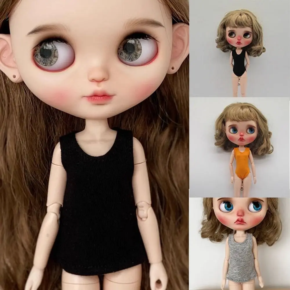 Handmade Tank Top Casual DIY Clothes Accessories Dolls Sport Vest Cute Jumpsuit Vest for Blythe Dolls for licca/azone/ob24 Dolls