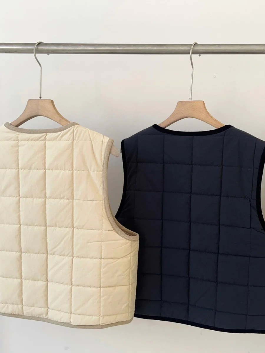 

Двусторонняя одежда, свободный повседневный жилет Jaet Dongda Gate Ve Chapter Ruonan, универсальный удобный модный женский жилет