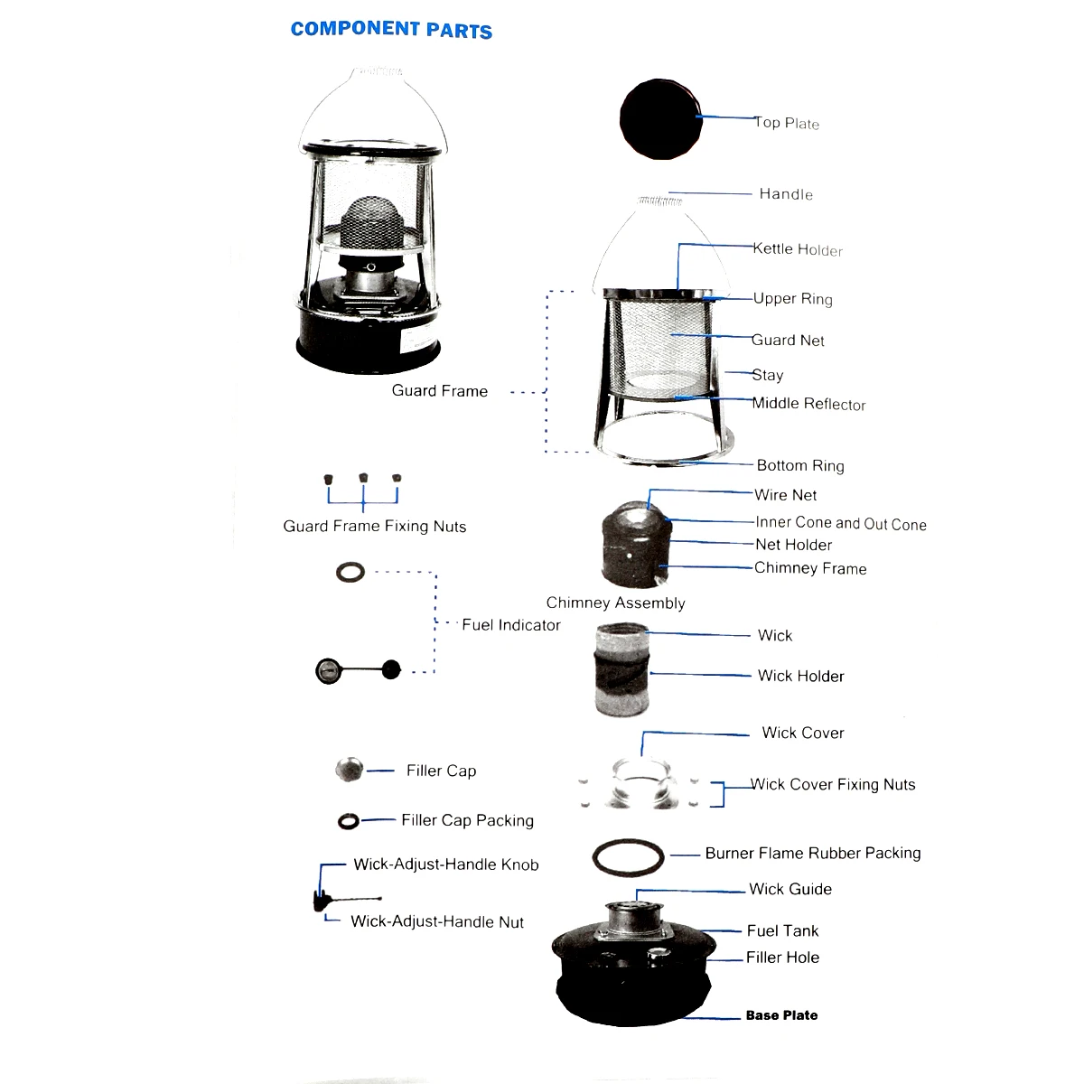 Estufa de queroseno de 6L para exteriores, calentador de combustible portátil diésel, quemador de cocina de calefacción de aceite para interiores, pesca en hielo, Camping, hogar