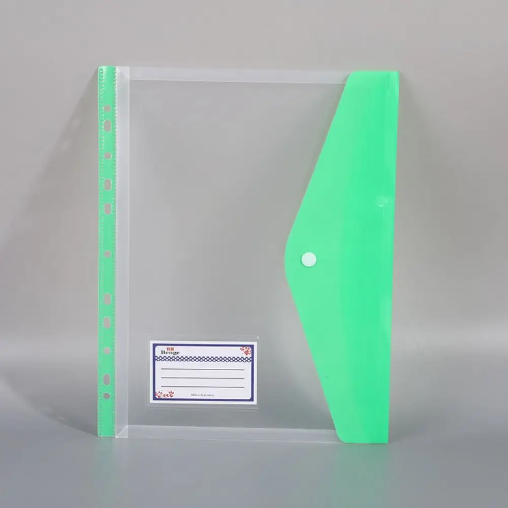 6pcs Document Organiser A4 File Folders Wallets Paper Organizer File Organizer Binder Cash Envelopes Transparent Waterproof