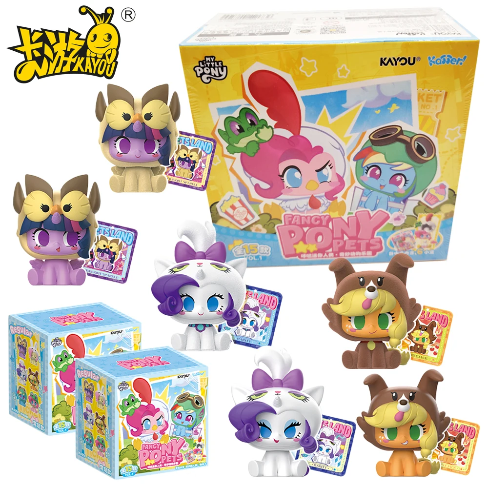 

New Original KAYOU My Little Pony Click Mini Figure Series Blind Box Cartoon Collection Peripheral Children's Toys Holiday Gifts