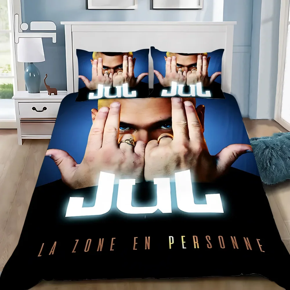 Rapper JuL C'est Duvet Cover Pas Pillowcase Bedding Des Lol Set Adult BoyGirl Bedroom Decoration Single Double Large Size Bed