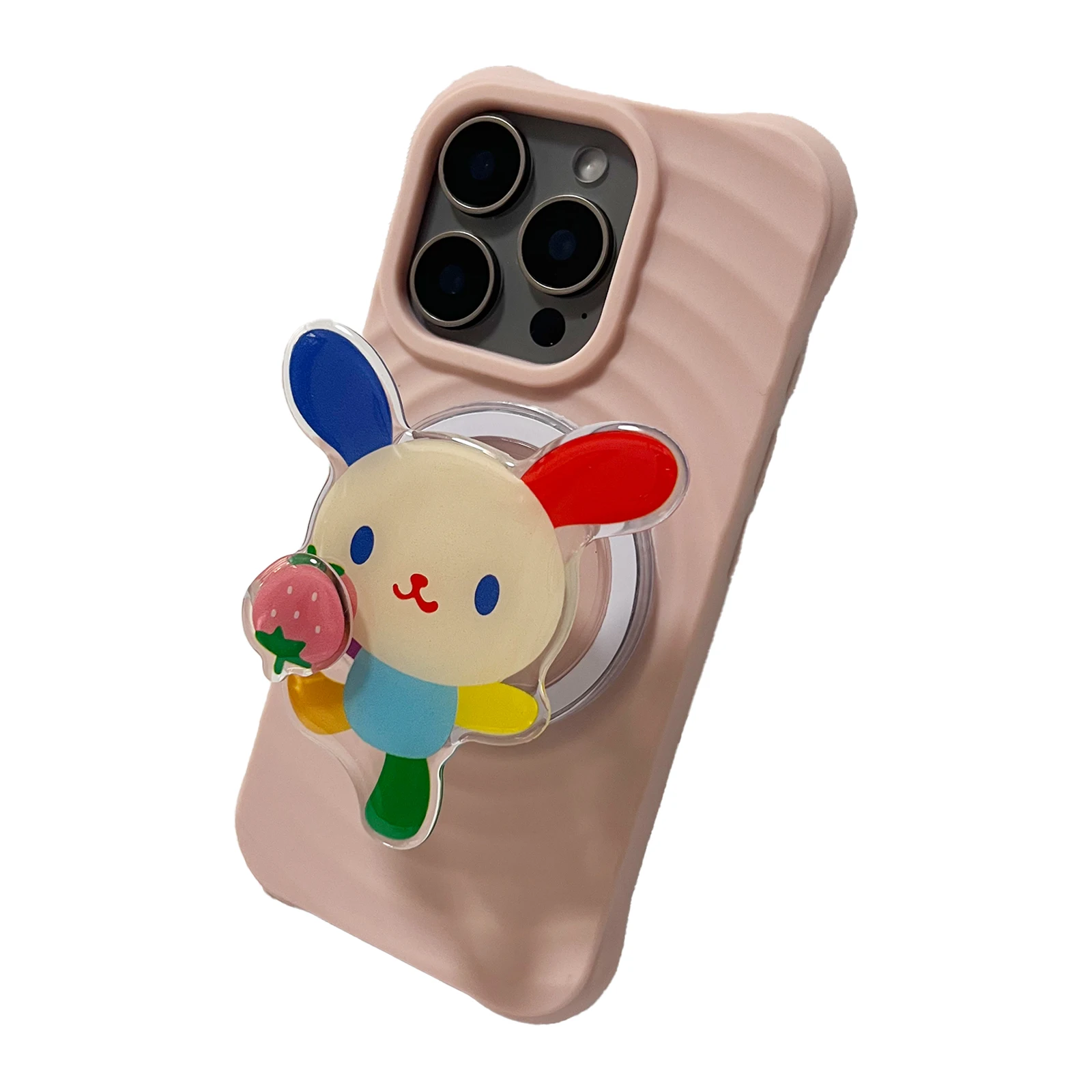 

Милый вращающийся на 360 градусов крутой и стильный пакет Emoji, складной держатель для телефона для iphone 17, 16 PM, чехол для телефона Samsung, подарок для девочки