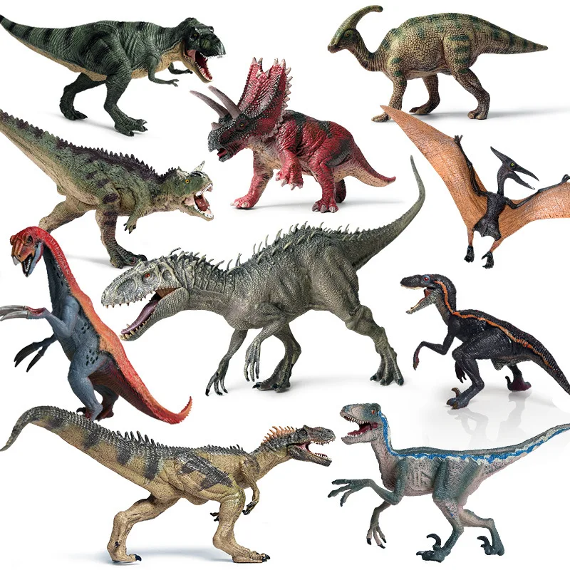 PVC-Simulations-Dinosauriermodell, lebensechtes Tyrannosaurus Rex Spielzeug, Tyrannosaurus Rex, Spinosaurus, Stegosaurus, pädagogisches Geschenkmodell