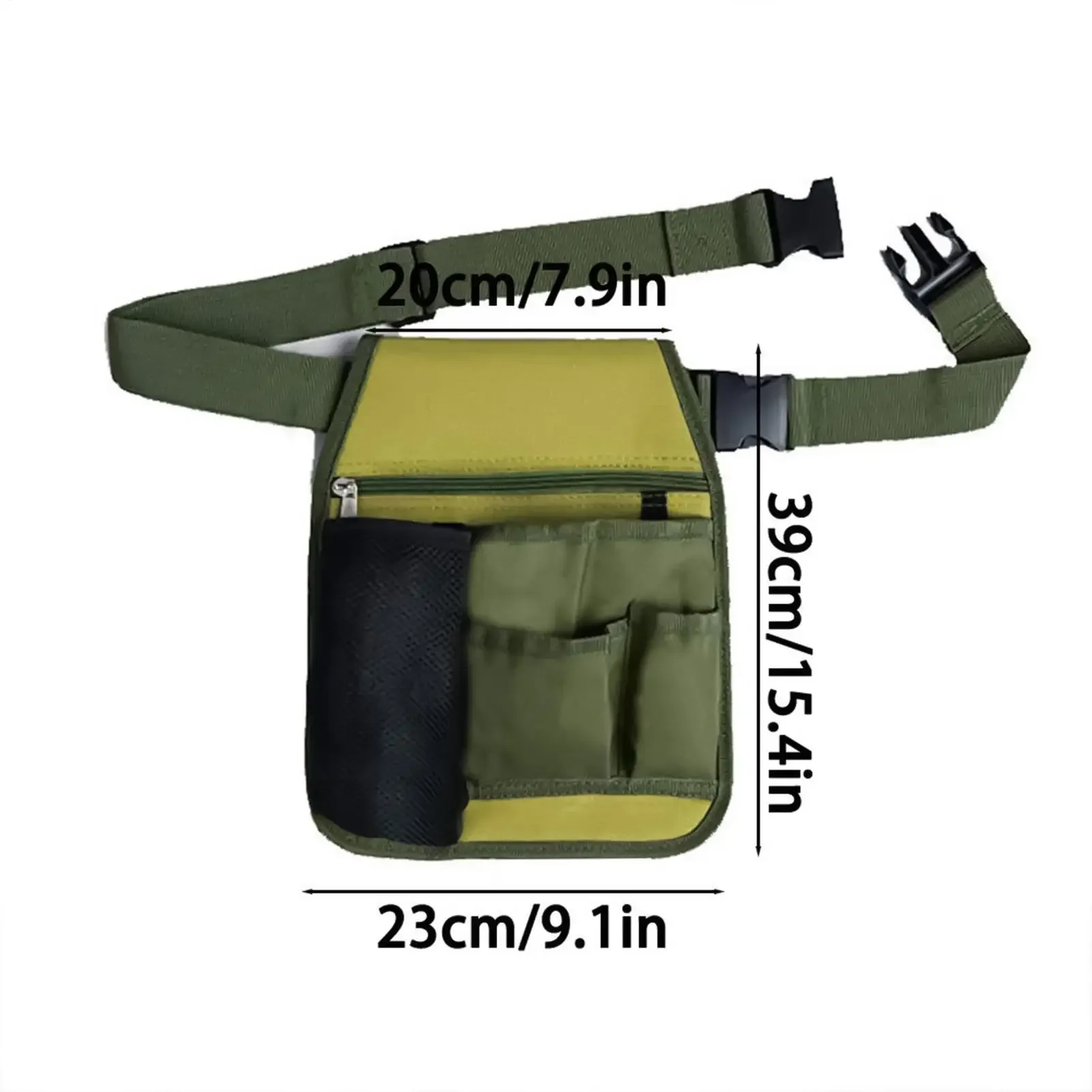 Adjustable Multi-Pocket Gardening Tool Belt Multifunctional Storage Waist Bag For Pruning Planting Floral Work