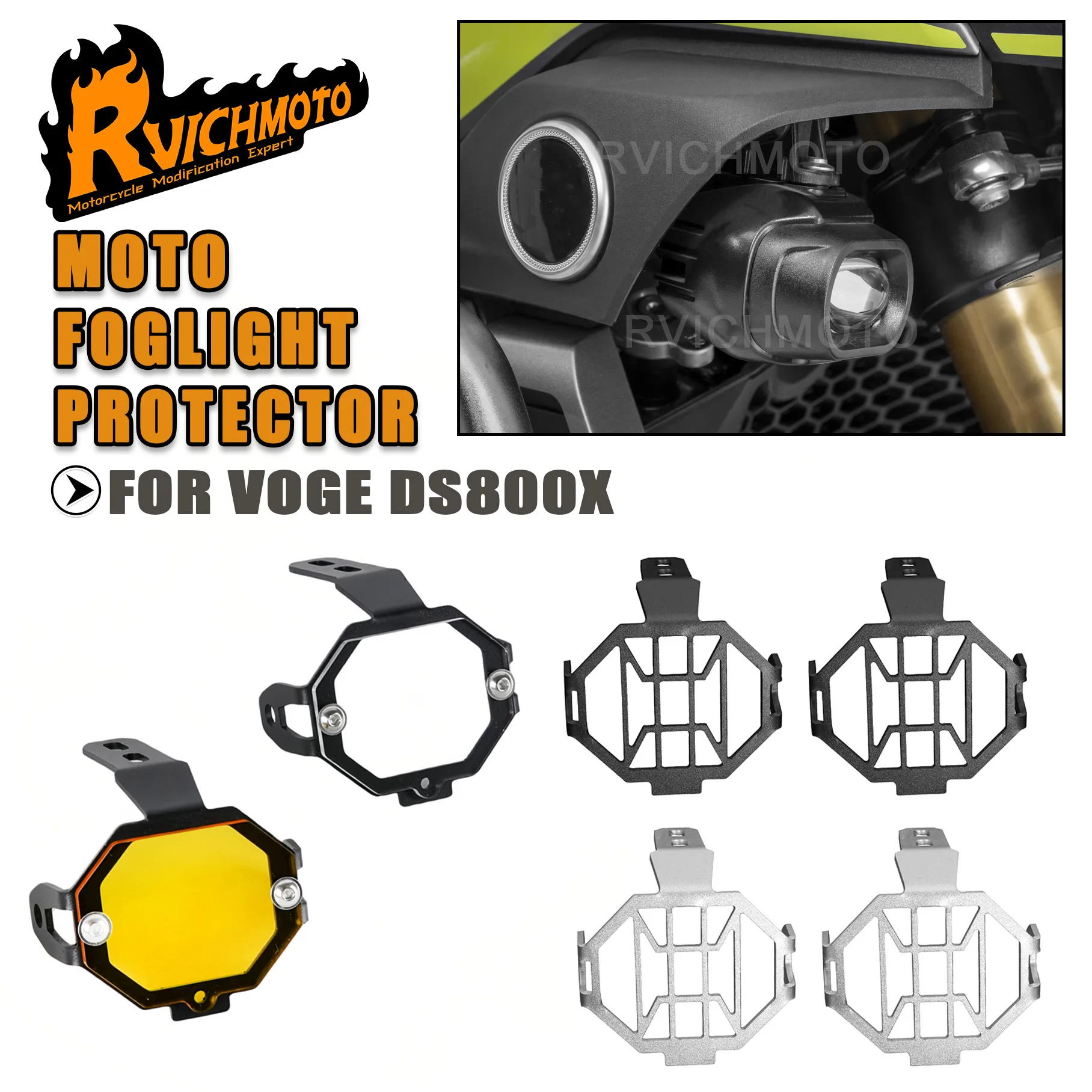 Motorcycle Fog Light Protective Cover Accessories For VOGE DS800X DSX800 DS800 X DS 800 X 800 DS RALLY All Years Fog Light Guard
