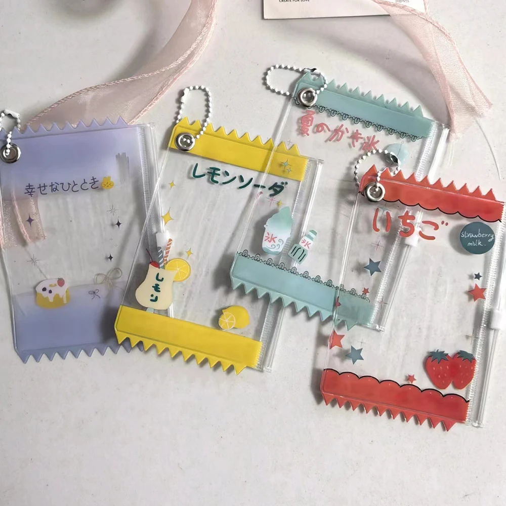 1pcs Cute Transparent Candy Bag 3 Inch Idol Photo Card Sleeves Holder Japanese Photocard Holder Card Films Game Cards Protector