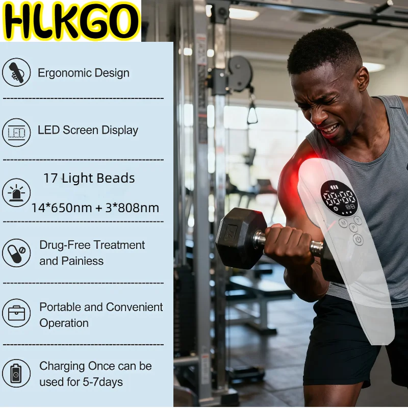 

NEW 650nm 808nm Red Light Therapy Device Professional Cold Laser for Fast Arthritis Relief and Tissue Repair