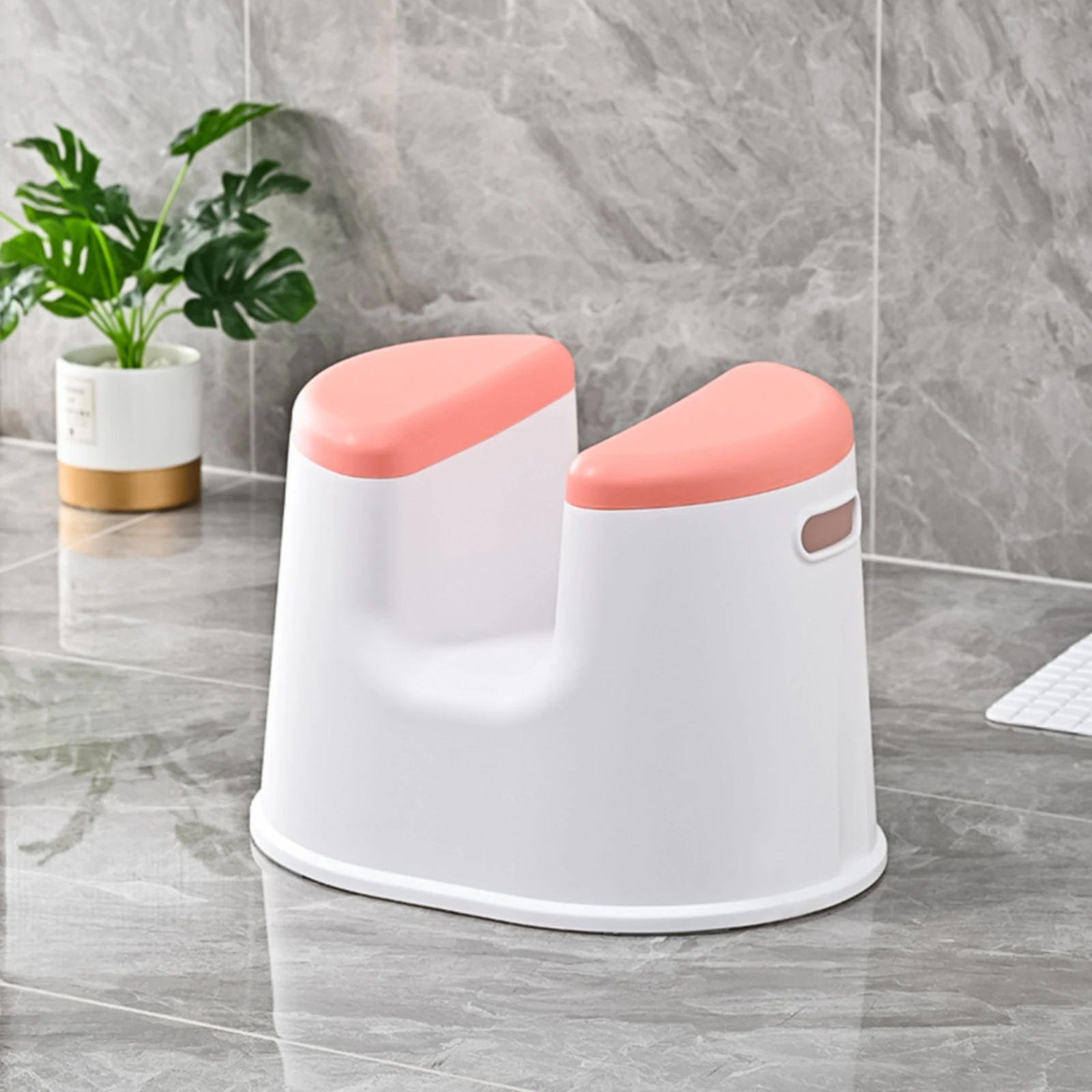 Plastic Sitz Bath Stool Low Base Sitz Bath Stool Postpartum Soak Pan Easy to Clean Personal Care Aid Lightweight for Bathroom view 5