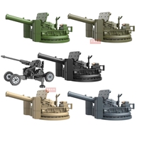 World War 2 WW2 Antiaircraft Gun Rocket Artillery Military Army War Weapon Soldier MOC Model Building Block Bricks Toys For Kids